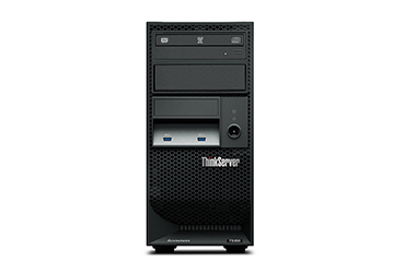 联想ThinkServer TS250 塔式服务器（英特尔® 酷睿i3-7100 3.9 GHz 双核丨8G DDR4内存丨2块*1TB 7.2K SATA硬盘丨RAID121i丨DVD丨3年保修）