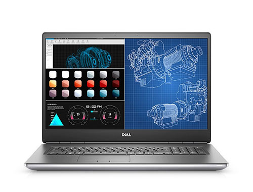 Dell Precision 7750 移动工作站（英特尔酷睿 i9-10885H，8核丨32G 内存丨2块*1TB PCIe NVMe固态硬盘丨Quadro® RTX4000，8G显卡丨17.3英寸丨Win 10系统）