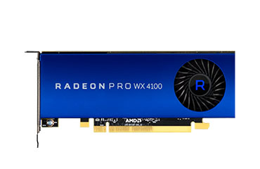 AMD Radeon™ Pro WX 4100 卓越的小型工作站显卡