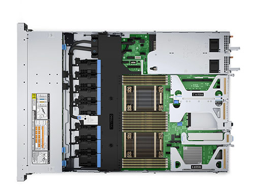 戴尔Dell EMC R450 机架式双路服务器（2颗*至强金牌 5318Y 2.1G, 24核丨256GB ECC内存丨480GB 固态+2块 2.4TB 10k SAS硬盘丨PERC H745丨冗余电源丨三年保修）