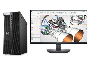 戴尔P5820X工作站 CAD/CAM/CAE工业设计电脑（酷睿 i9-10920X, 12核24线程丨128GB DDR4 内存丨1TB 固态+4TB 机械硬盘丨RTX A4000, 16GB显卡丨27寸显示器）