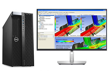 戴尔DELL T7820工作站 有限元分析电脑（至强金牌 6242R, 3.1GHz, 20核丨192GB DDR4 内存丨1TB 固态+8TB 机械硬盘丨NVIDIA RTX A4500, 20GB独显丨27寸显示器）