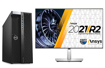 戴尔T7820塔式  ANSYS电脑配置工作站（至强金牌 6254, 3.1GHz, 18核丨256GB DDR4 内存丨2TB 固态+8TB 机械硬盘丨NVIDIA RTX A4500, 20GB显卡丨27寸显示器）