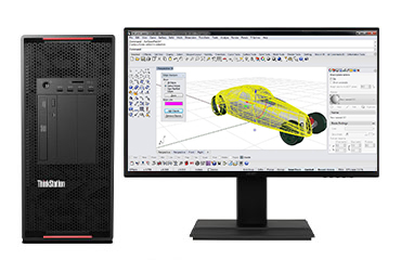 Rhino犀牛3D建模电脑 联想P920工作站（英特尔至强金牌 5218, 2.3GHz, 16核丨128GB DDR4 内存丨1TB 固态+4TB 机械硬盘丨RTX A2000 12GB 专业显卡）