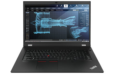 联想ThinkPad P17 Gen2移动工作站（英特尔酷睿 i9-11950H，8核丨32GB DDR4 内存丨1TB PCIe 固态硬盘丨RTX A4000 8GB显卡丨17.3英寸 4K超清屏）