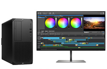 惠普HP Z2 G9 视频剪辑电脑工作站（英特尔酷睿 i7-12700 处理器，12核丨32GB DDR5 内存丨512GB 固态+2TB 机械硬盘丨AMD Radeon Pro W6600 8GB显卡丨27英寸显示器）