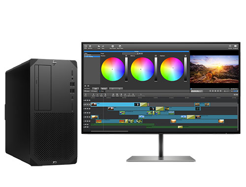 惠普HP Z2 G9 视频剪辑电脑工作站（英特尔酷睿 i7-12700 处理器，12核丨32GB DDR5 内存丨512GB 固态+2TB 机械硬盘丨AMD Radeon Pro W6600 8GB显卡丨27英寸显示器）