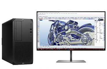 惠普HP Z2 G9 三维建模设计师电脑（英特尔酷睿 i9-12900K 处理器，16核丨64GB DDR5 内存丨1TB 固态+2TB 机械硬盘丨NVIDIA RTX A4500 20GB显卡丨27英寸显示器）