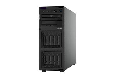 联想ThinkSystem ST258 塔式服务器（英特尔酷睿 i3-9100 处理器，3.6GHz，4核丨16GB DDR4 ECC 内存丨2块*2TB 7.2K SATA 机械硬盘丨软件 RAID丨三年基本保修）