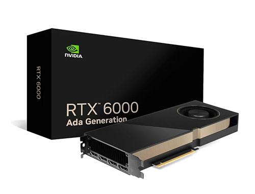 英伟达 NVIDIA RTX 6000 Ada 48GB GDDR6 AI深度学习/科学计算/GPU专业显卡