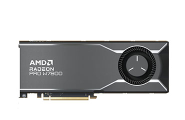 AMD Radeon PRO W7800 大型模拟仿真、高性能计算专业显卡 (32GB GDDR6显存丨RDNA3.0架构丨流处理器4480丨半精度性能90.5TF丨支持12K视频输出丨260W功耗)