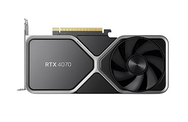 英伟达 NVIDIA GeForece RTX 4070 12GB 视频剪辑 AI深度学习 电竞游戏显卡