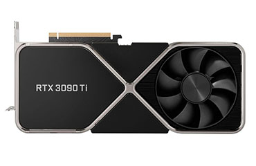 英伟达NVIDIA GeForce RTX 3090Ti 24GB 高性能AI深度学习 台式机游戏显卡