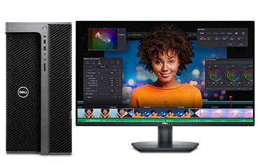 戴尔Precision T7960 视频剪辑师电脑工作站（英特尔至强 W5-3435X，16核丨128GB，DDR5，ECC内存丨1TB 固态+16TB 机械硬盘丨RTX 4080，16GB 显卡丨31.5英寸显示器）