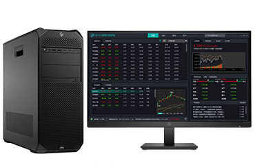  惠普（HP）Z6 G5 炒股电脑工作站 （英特尔至强 W5-3425，12核丨128GB DDR5 ECC 内存丨1TB M.2 固态 +4TB SATA 机械硬盘丨NVIDIA T1000，4GB显卡丨27寸显示器）