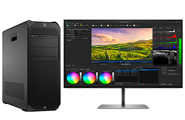  HP Z6 G5 特效师电脑工作站（英特尔至强  W7-3465X，28核丨192GB DDR5 ECC 内存丨2TB 固态硬盘 +12TB SATA 机械硬盘丨RTX 4080, 16GB 显卡丨27寸 4K显示器）