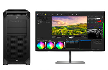 惠普Z8 Fury G5 影视后期4K/8K视频剪辑工作站（英特尔至强 W7-3445，20核丨128GB DDR5 ECC 内存丨4TB 固态+20TB 机械硬盘丨RTX 4080，16GB显卡丨惠普27寸4K显示器）