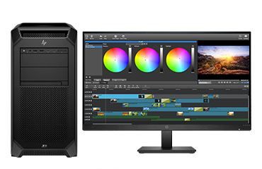 惠普 HP Z8 Fury G5 影视后期特效合成工作站（英特尔至强W7-3455，24核丨128GB DDR5 ECC 内存丨1TB 固态硬盘+2块*8TB 机械硬盘丨RTX 4080，16GB 显卡丨27寸显示器）
