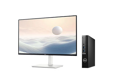 Dell OptiPlex 7010 MFF电脑（英特尔酷睿 i3-13100T，4核，2.50GHz丨16GB，DDR4 内存丨1TB PCIe 固态硬盘丨英特尔 UHD 显卡 730丨23.8寸显示器丨Win 11)