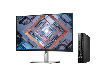 Dell OptiPlex 7010 迷你商用主机（英特尔酷睿 i7-13700T，16核丨64GB DDR4 内存丨1TB PCle 固态硬盘丨英特尔 UHD 显卡 770丨27寸显示器丨Windows 11 )