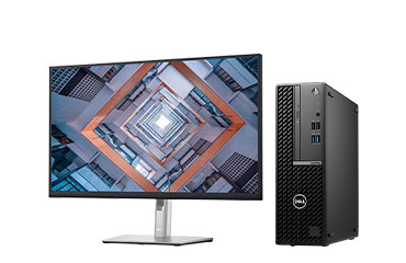 DELL OptiPlex 7010 sff 办公主机（英特尔酷睿 i3-13100，4核，3.4GHz丨16GB，DDR4 内存丨256GB PCle NVMe 固态硬盘丨集成显卡丨27寸显示器丨Windows 11）