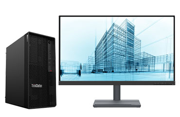 联想ThinkStation P2 三维建筑设计 (AEC)工作站（英特尔酷睿 i7-14700K，20核丨64GB DDR5 内存丨1TB 固态+8TB 机械硬盘丨RTX A2000, 12GB 显卡丨27寸显示器）