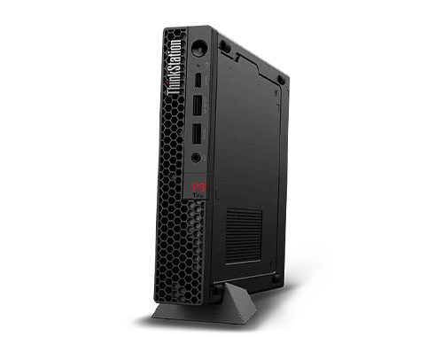 联想ThinkStation P3 Tiny 迷你1L超小机箱工作站（英特尔酷睿 i7-13700，16核丨64GB DDR5 内存丨1TB NVMe 固态硬盘丨NVIDIA T1000，8GB 显卡丨27英寸显示器）