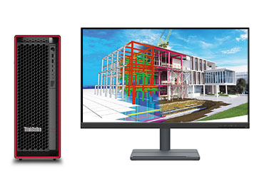 联想ThinkStation P5 工程仿真计算工作站（英特尔至强 W7-2475X，20核丨128GB DDR5 ECC 内存丨2TB M.2 固态+4TB 机械硬盘丨RTX A4000，16GB 显卡丨27寸显示器）