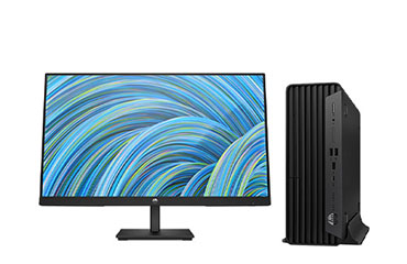 HP ProDesk SFF 400 G9 办公台式机（英特尔酷睿 i7-13700 ，16核丨64GB DDR4 内存丨1TB M.2 固态+2TB 3.5寸 SATA 硬盘丨集成显卡丨Win 11丨23.8寸显示器）