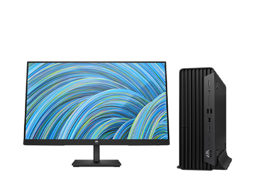 HP ProDesk SFF 400 G9 办公台式机（英特尔酷睿 i7-13700 ，16核丨64GB DDR4 内存丨1TB M.2 固态+2TB 3.5寸 SATA 硬盘丨集成显卡丨Win 11丨23.8寸显示器）